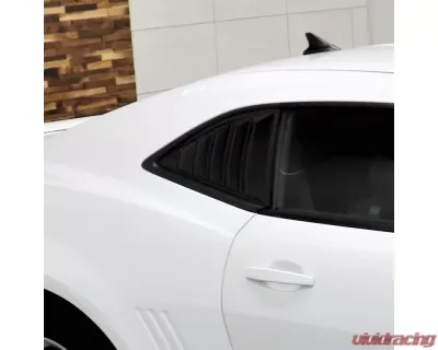 Spec-D Matte Black Polypropylene Window Louvers Dodge Challenger 2008-2020 - WLUQ-CHA08ABK-AK