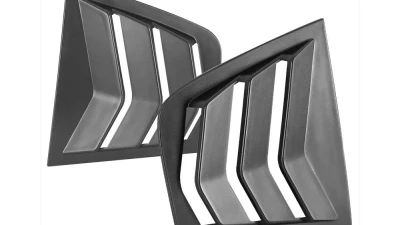 Spec-D Matte Black Window Louvers Dodge Charger 2011-2021                                     - WLUQ-CHG11BK-PQ - Image 10