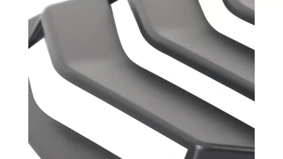 Spec-D Matte Black Window Louvers Dodge Charger 2011-2021                                     - WLUQ-CHG11BK-PQ - Image 3