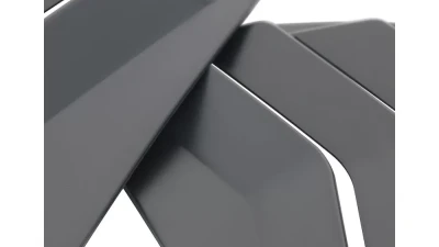 Spec-D Matte Black Window Louvers Dodge Charger 2011-2021                                     - WLUQ-CHG11BK-PQ - Image 4