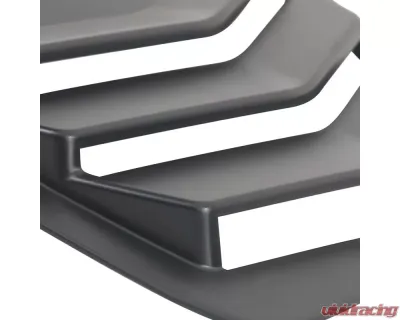 Spec-D Matte Black Window Louvers Dodge Charger 2011-2021 - WLUQ-CHG11BK-PQ