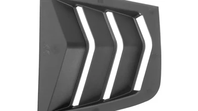 Spec-D Matte Black Window Louvers Dodge Charger 2011-2021                                     - WLUQ-CHG11BK-PQ - Image 8