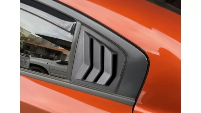 Spec-D Matte Black Window Louvers Dodge Charger 2011-2021                                     - WLUQ-CHG11BK-PQ - Image 10