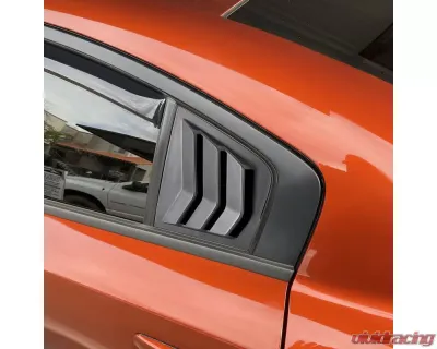Spec-D Matte Black Window Louvers Dodge Charger 2011-2021 - WLUQ-CHG11BK-PQ