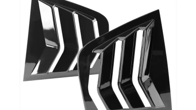 Spec-D Glossy Black Window Louvers Dodge Charger 2011-2021                                     - WLUQ-CHG11GB-PQ - Image 10