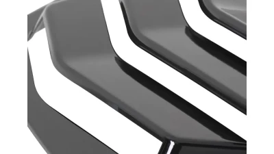 Spec-D Glossy Black Window Louvers Dodge Charger 2011-2021                                     - WLUQ-CHG11GB-PQ - Image 3