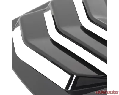 Spec-D Glossy Black ABS Window Louvers Dodge Charger 2011-2021 - WLUQ-CHG11GB-PQ