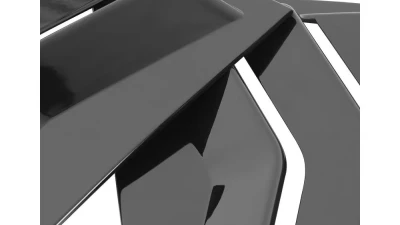 Spec-D Glossy Black Window Louvers Dodge Charger 2011-2021                                     - WLUQ-CHG11GB-PQ - Image 4