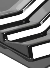 Spec-D Glossy Black ABS Window Louvers Dodge Charger 2011-2021                                     - WLUQ-CHG11GB-PQ - Image 5