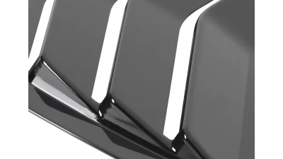 Spec-D Glossy Black Window Louvers Dodge Charger 2011-2021                                     - WLUQ-CHG11GB-PQ - Image 6