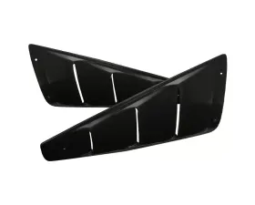 Spec-D Matte Black ABS Quarter Window Louvers Ford Mustang 2005-2014
