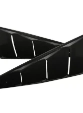 Spec-D Matte Black Textured ABS Quarter Window Louvers Ford Mustang 2005-2014                                     - WLUQ-MST05A - Image 10