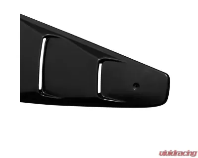 Spec-D Matte Black Textured ABS Quarter Window Louvers Ford Mustang 2005-2014 - WLUQ-MST05A
