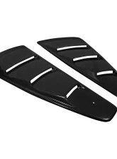 Spec-D Matte Black Textured ABS Quarter Window Louvers Ford Mustang 2005-2014                                     - WLUQ-MST05A - Image 5