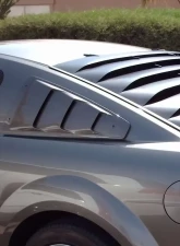 Spec-D Matte Black Textured ABS Quarter Window Louvers Ford Mustang 2005-2014                                     - WLUQ-MST05A - Image 10