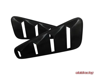 Spec-D Textured Black ABS Quarter Window Louvers Ford Mustang 2005-2014 - WLUQ-MST05B