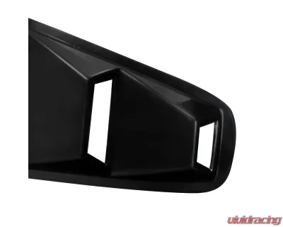 Spec-D Textured Black ABS Quarter Window Louvers Ford Mustang 2005-2014 - WLUQ-MST05B