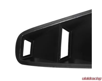 Spec-D Textured Black ABS Quarter Window Louvers Ford Mustang 2005-2014 - WLUQ-MST05B