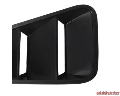 Spec-D Textured Black ABS Quarter Window Louvers Ford Mustang 2005-2014 - WLUQ-MST05B