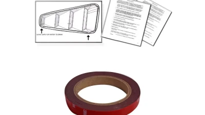 Spec-D Textured Black ABS Quarter Window Louvers Ford Mustang 2005-2014                                     - WLUQ-MST05B - Image 9