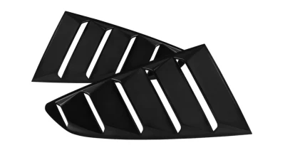 Spec-D Black ABS Quarter Window Louvers Ford Mustang 2015-2018                                     - WLUQ-MST15A - Image 8