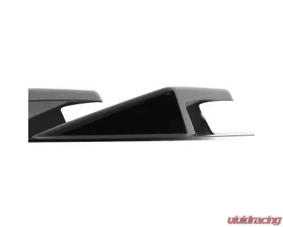 Spec-D Glossy Black ABS 5 Vent Style Quarter Window Louvers Ford Mustang 2015-2018 - WLUQ-MST15AGB-AK