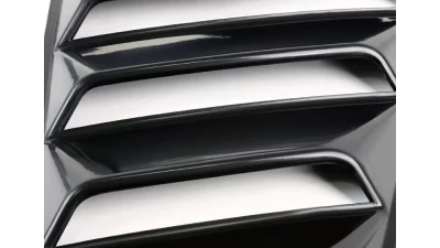Spec-D Black ABS Quarter Window Louvers Ford Mustang 2015-2018                                     - WLUQ-MST15A - Image 3
