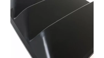 Spec-D Black ABS Quarter Window Louvers Ford Mustang 2015-2018                                     - WLUQ-MST15A - Image 4