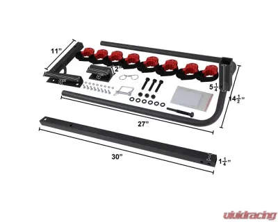 Spec-D Hitch Mount Bike Rack - TOW-BIKE401
