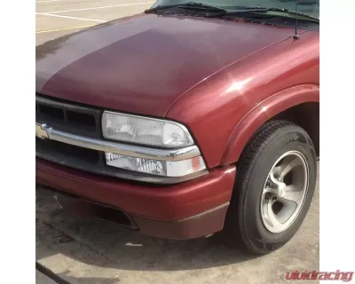 Spec-D Bumper Lights (Chrome Housing/Clear Lens) Chevrolet S10 | GMC Sonoma 1998-2004 - 2LB-S1098-RS