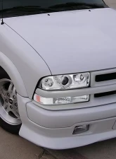 Spec-D Bumper Lights (Chrome Housing/Clear Lens) Chevrolet S10 | GMC Sonoma 1998-2004                                     - 2LB-S1098-RS - Image 9