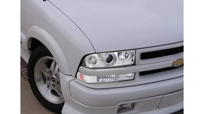 Spec-D Bumper Lights (Chrome Housing/Clear Lens) Chevrolet S10 | GMC Sonoma 1998-2004                                     - 2LB-S1098-RS - Image 9