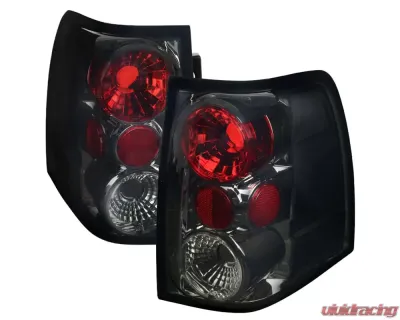 Spec-D Taillights (Chrome Housing/Smoked Lens) Ford Expedition 2003-2006 - LT-EPED03G-TM