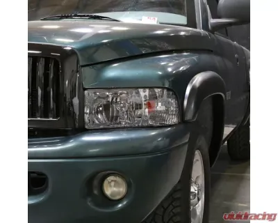 Spec-D Crystal Headlights (Chrome Housing/Clear Lens) Dodge Ram 1994-2002 - 2LH-RAM94-RS