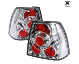 Spec-D Tail Lights Chrome Housing/Clear Lens Volkswagen Jetta/Bora Mk4 Sedan 1999-2005
