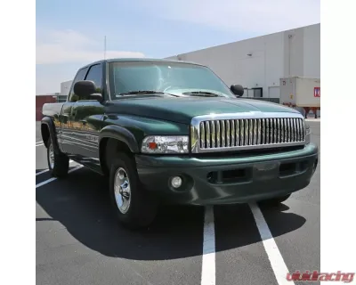 Spec-D Crystal Headlights (Chrome Housing/Clear Lens) Dodge Ram 1994-2002 - 2LH-RAM94-RS