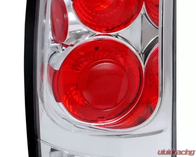 Spec-D Taillights (Chrome Housing/Clear Lens) Nissan Armada 2005-2015 - LT-AMD04-TM