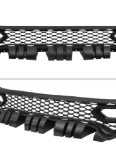 Spec-D Black Dual Snorkel Front Upper Grille Dodge Charger 2015-2022                                     - HG-CHG15BK-KH - Image 2
