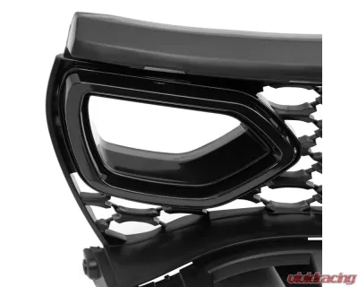 Spec-D Black Dual Snorkel Front Upper Grille Dodge Charger 2015-2022 - HG-CHG15BK-KH