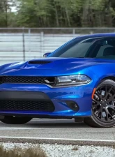 Spec-D Black Dual Snorkel Front Upper Grille Dodge Charger 2015-2022                                     - HG-CHG15BK-KH - Image 8