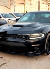 Spec-D Black Dual Snorkel Front Upper Grille Dodge Charger 2015-2022                                     - HG-CHG15BK-KH - Image 9