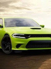 Spec-D Black Dual Snorkel Front Upper Grille Dodge Charger 2015-2022                                     - HG-CHG15BK-KH - Image 10