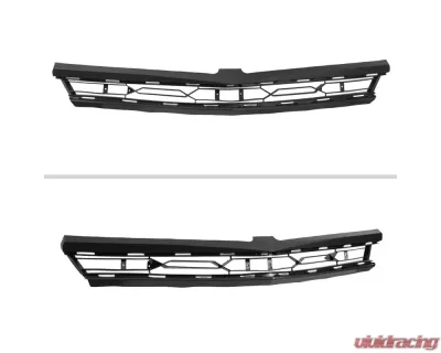 Spec-D Black Front Upper Bumper Hood Grille Chevrolet Camaro 2016-2022 - HG-CMR16GB-KH