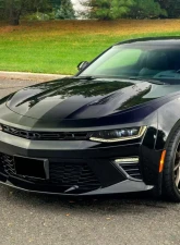 Spec-D Black Front Upper Bumper Hood Grille Chevrolet Camaro 2016-2022                                     - HG-CMR16GB-KH - Image 8