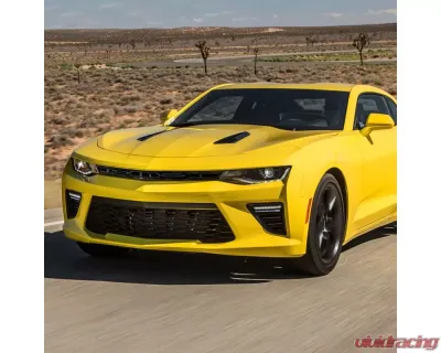 Spec-D Black Front Upper Bumper Hood Grille Chevrolet Camaro 2016-2022 - HG-CMR16GB-KH