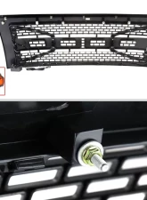 Spec-D Black Raptor Style Mesh Grille w/ LED Light Bar Ford F-150 2009-2014                                     - HG-F15009BB-DRL-RS - Image 7