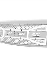 Spec-D Chrome Raptor Style Mesh Grille w/ LED Light Bar Ford F-150 2009-2014                                     - HG-F15009C-DRL-RS - Image 10