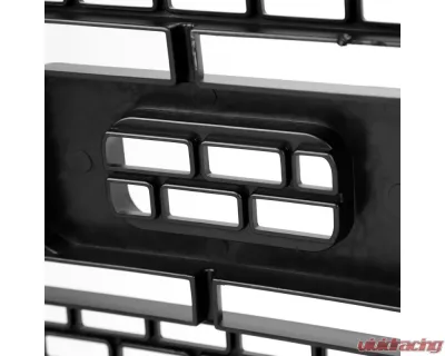 Spec-D Carbon Fiber Look Raptor Style Mesh Grille w/ LED Light Bar Ford F-150 2009-2014 - HG-F15009CL-DRL-RS