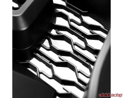 Spec-D Rebel Style Hood Grille w/ Amber LED Lights Dodge Ram 2500 | 3500 2010-2018 - HG-RAM1025BB-LED-JB