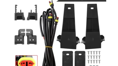 Spec-D Rebel Style Hood Grille w/ Amber LED Lights Dodge Ram 2500 | 3500 2010-2018                                     - HG-RAM1025BB-LED-JB - Image 8